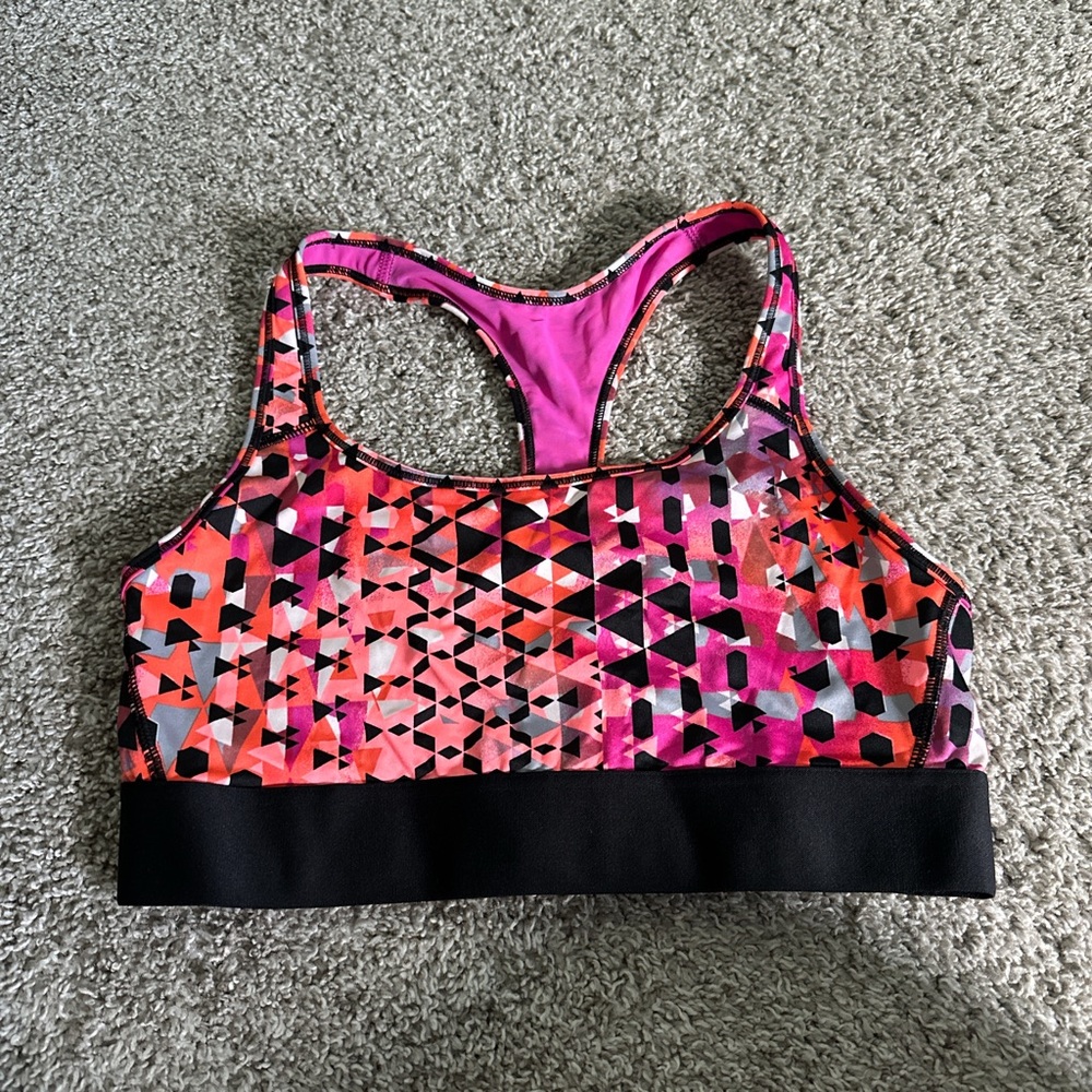 Victoria’s Secret The Player Geo-Print Racerback Sports Bra